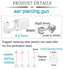 QWALIT aretes claros 20g: arete sencillo ideal para lobulo y cartílago.