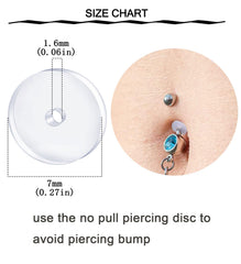 Discos sin tirón QWALIT para evitar protuberancias.