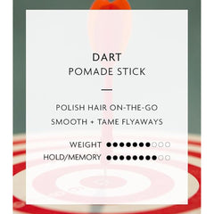 R+Co Dart Pomade Stick: control del frizz para looks pulidos todo el día.