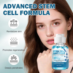 Aplicación suave del serum Racgrul para cara, con absorción rápida.
