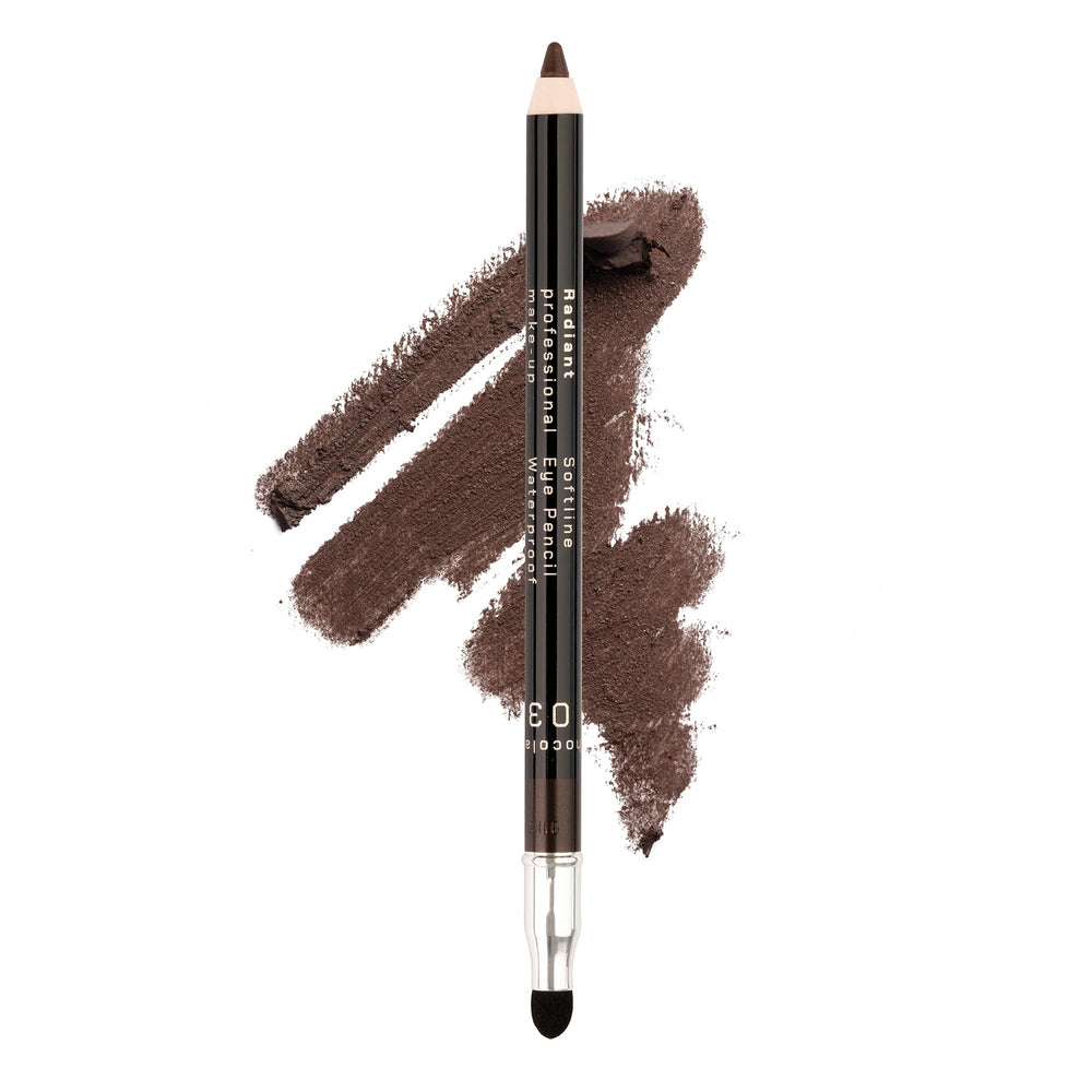 Radiant Professional Delineador Agua Chocolate 03, resistencia al agua para un delineado intenso.