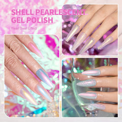 RARJSM Pearl Gel: efecto hilo remolino para uñas con textura