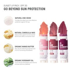 Raw Elements protección UV SPF30 para labios.