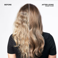 Redken Shine Flash 02 spray ligero deja un acabado tipo vidrio.