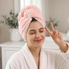 Redkiss toalla microfibra suave anti-frizz para pelo sedoso.