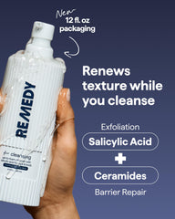 Remedy Science Textura-gel muestra limpieza delicada para piel sensible