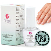Revel Nail Care & Repair: bote claro para una aplicación suave en uñas débiles.