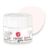 Revel Nail Vivien transparente: polvo de inmersión suave para un acabado natural