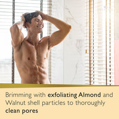 REVITALE Jabón exfoliante muestra textura suave y exfoliación para la piel.