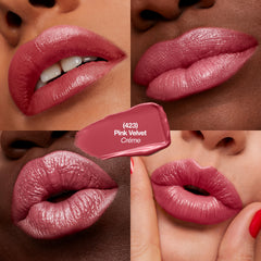 Revlon barra labial pigmentos microfinos, color intenso.