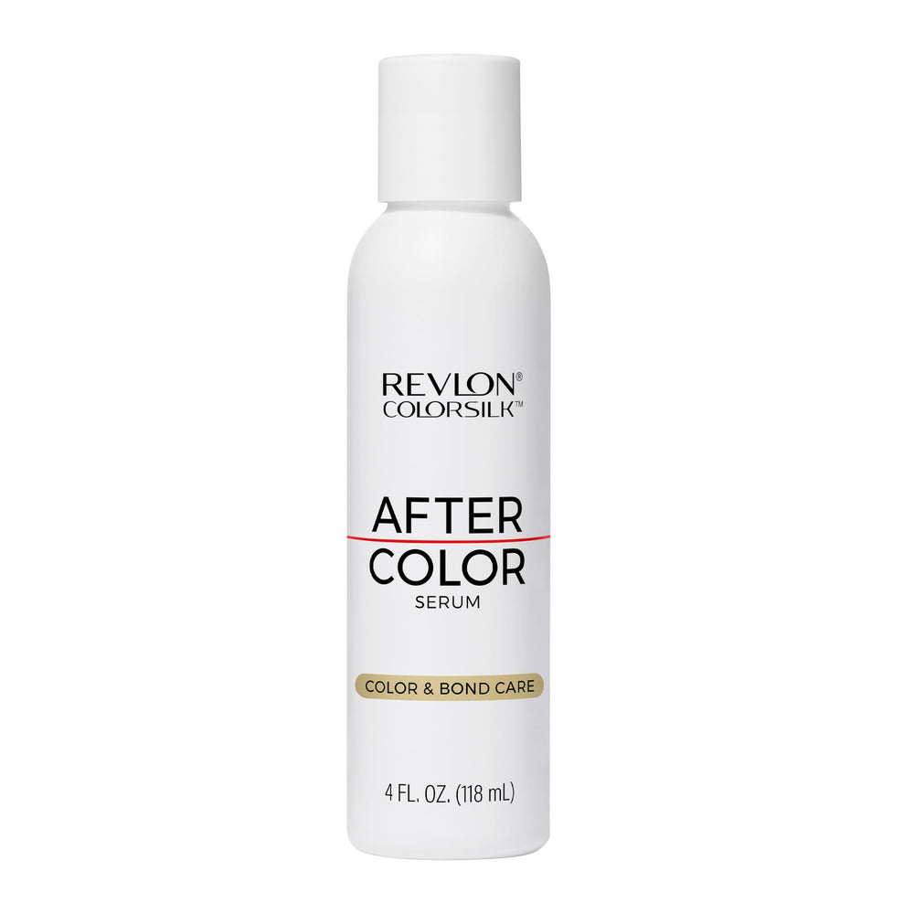 REVLON ColorSilk After Color suero en bote; protege el color y suaviza el cabello.