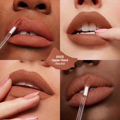 REVLON ColorStay Limitless Matte Lipstick muestra cobertura de 24h para color intenso sin retoques.