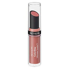 REVLON ColorStay Ultimate Suede textura cremosa, acabado suave que realza el color.
