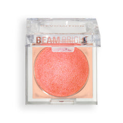 Revolution Beauty London Beam Bright Blush, acabado luminoso para un look fresco y natural.