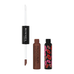 Rimmel Provocalips labial con color duradero y acabado brillante para todo el día.