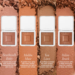 RMS Beauty Hydra Bronzer aporta acabado satinado 3D con larga duración.