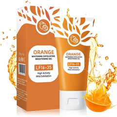 RnemiTe-amo gel exfoliante naranja en bote de 90 ml, exfoliación suave para rostro y cuerpo