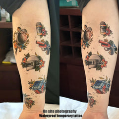 Roarhowl tatuajes retro pin-up: estilo vintage para ocasiones
