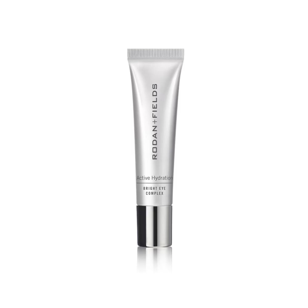 Rodan + Fields Active Hydration Bright Eye Complex, bote, hidrata suavemente el contorno de ojos.