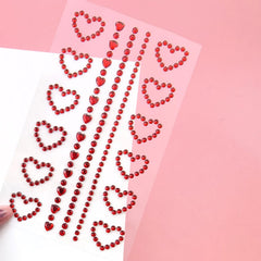 Roffiy Diseños de corazones: detalle encantador para la cara