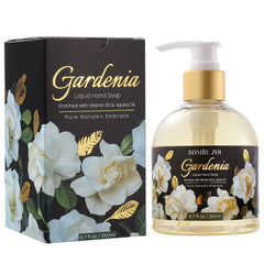 ROMIIE ZOI jabón líquido Gardenia en botella, aroma envolvente para manos limpias