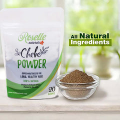 Cucharita medidora de polvo Chebe Roselle Naturals para uso preciso.