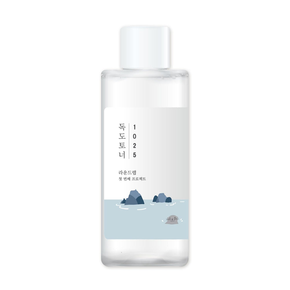 ROUND LAB Dokdo Toner botella frontal, sensación refrescante para la piel