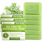 Roycederm Jabon Barra Antifúngico con aceite de árbol de té, uso diario.