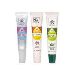 Ruby Kisses aceite labial claro para hidratación profunda de labios.