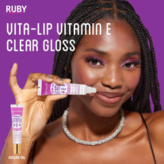 Textura en gel suave de Vita-Lip para labios hidratados.