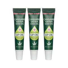 Ruby Kisses Aceite Labial Hidratante en aplicación suave para labios hidratados y brillantes.