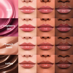 Textura ligera del tratamiento labial peptídico de Ruby & Millie que desliza sin peso