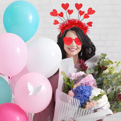 Gafas corazón RUPOFUZA con acabado duradero y cómodo.