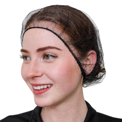 SAFEKO red de cabello panales negra, ajuste cómodo para uso diario en cocinas.