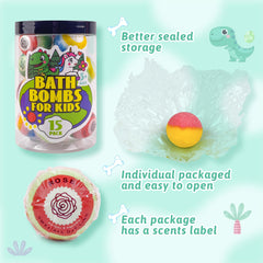 Bombas de Sailimu para baño con burbujas y colores vivos, experiencia sensorial.