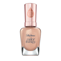 Esmalte Sally Hansen Color Therapy tono nude en botella para look diario
