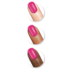 Aplicador cepillo de Sally Hansen Color Therapy Rosy Glow listo para una aplicación suave.