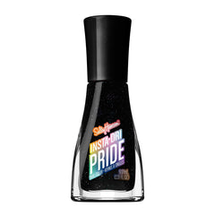 Esmalte Sally Hansen Insta-Dri Pride en bote negro, acabado intenso y secado rápido.
