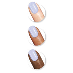 Aplicación de dos pasos para mani rápida con Miracle Gel.