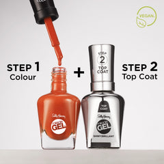 Sally Hansen Miracle Gel Street Flair, uñas pulidas para uso diario y duraderas.