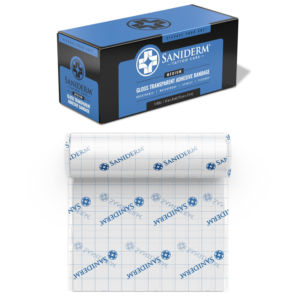 Saniderm Original vendaje cerrado esteril, protege tu tatuaje desde el primer momento