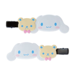 SANRIO Cinnamoroll clip fijación flequillo largo, ideal para peinarse sin dejar marcas.