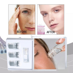Aplicación de serum con masaje facial de Saranova mejora absorción y frescura.