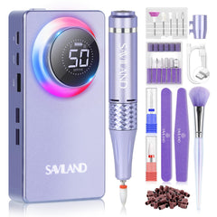 SAVILAND, velocidad de 50000 rpm para uñas, manejo profesional.