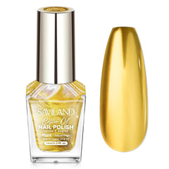 SAVILAND Esmalte dorado metálico, brocha suave para aplicación precisa y acabado brillante.