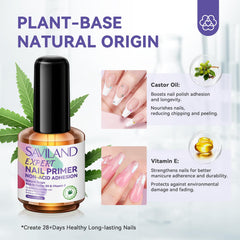 Saviland Primer adhesión durable: mejora la adherencia de gel y acrilico