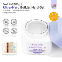 SAVILAND SSProX gel-builder curado en 120 segundos mejora la durabilidad.