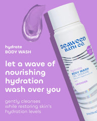 Seaweed Bath Co. espuma cremosa: limpieza suave que deja la piel hidratada.