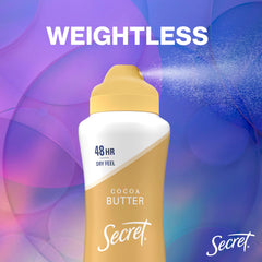 Fórmula que se aplica de forma invisible con Secret, acabado limpio.