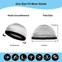 Gorra Selalu de seda negra frontal, mantiene ondas ordenadas al descansar.